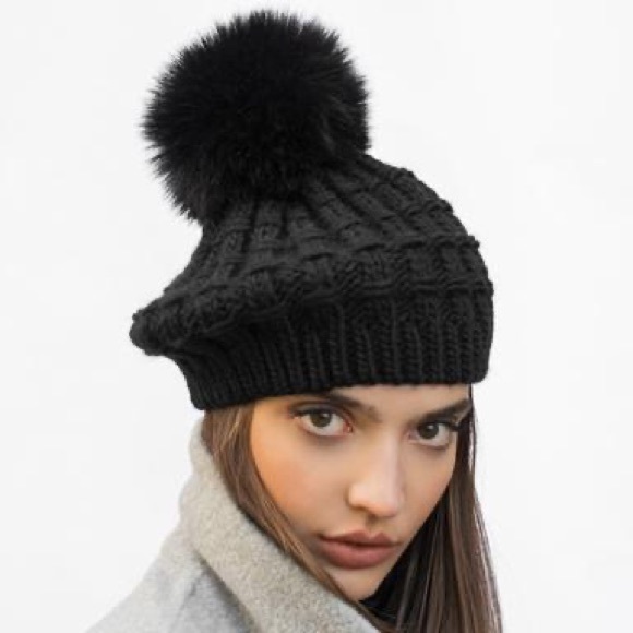 Kyi Kyi Pom knit beret/beanie - Picture 14 of 16